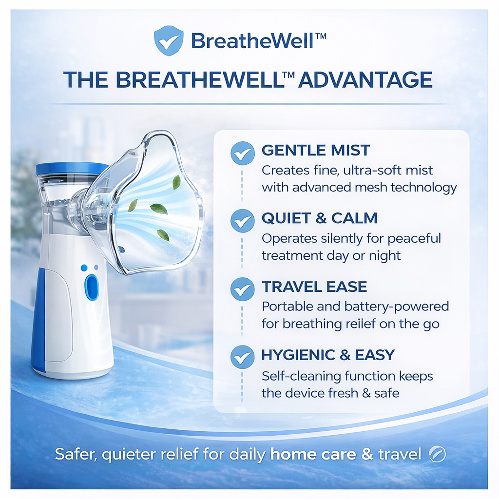 BreatheWell Mesh Nebulizer