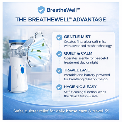 BreatheWell Mesh Nebulizer