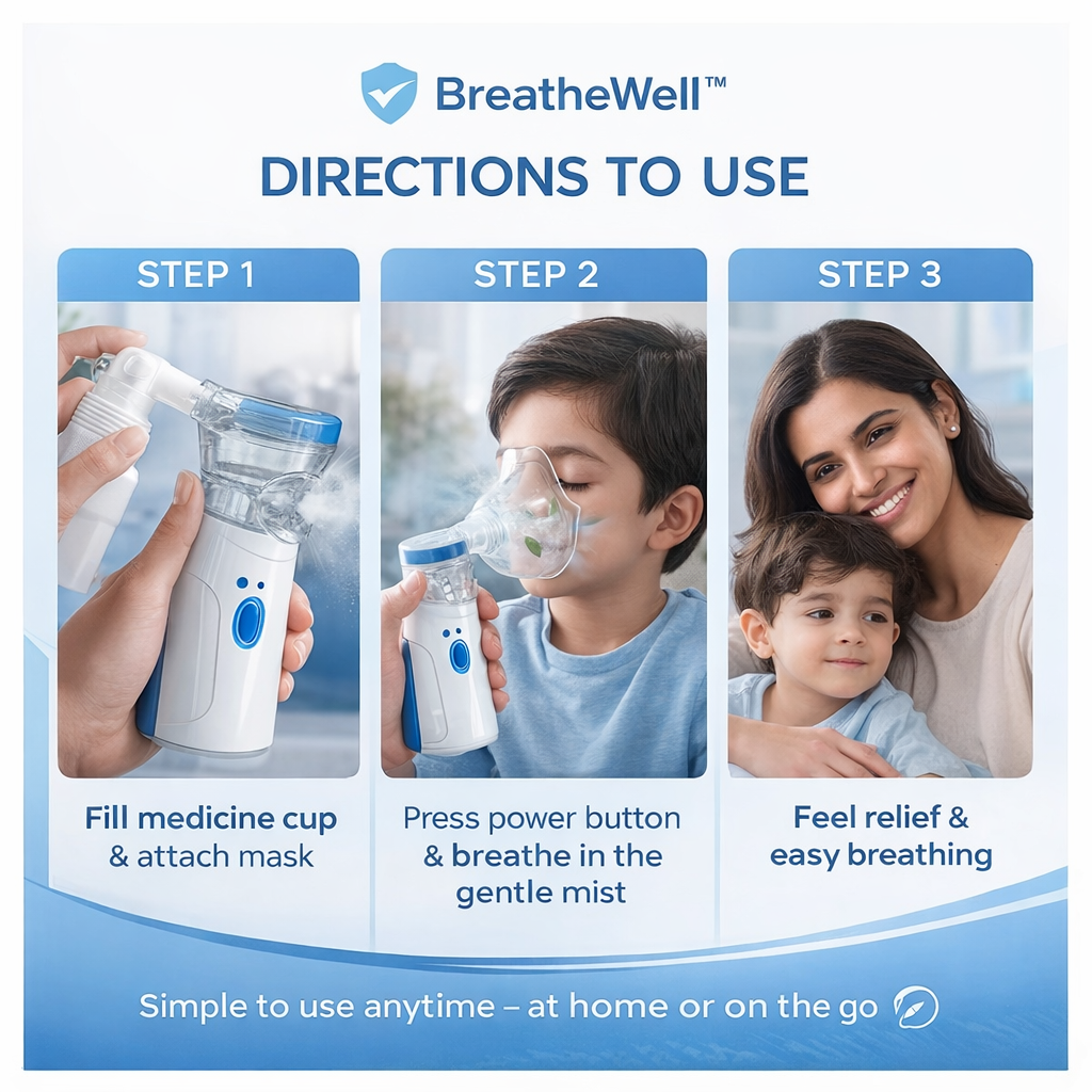 BreatheWell Mesh Nebulizer